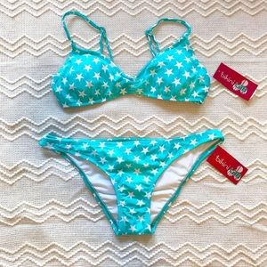 Bikini Lab 2 Piece Star Print Bikini Set